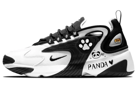 Женские кроссовки Nike Zoom 2K, черно-белые