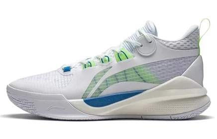 Мужские баскетбольные кроссовки Li-Ning Sonic 10 Team, бело-зеленые