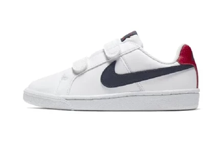 Кроссовки для девочек Nike Court Royale, бело-сине-красные