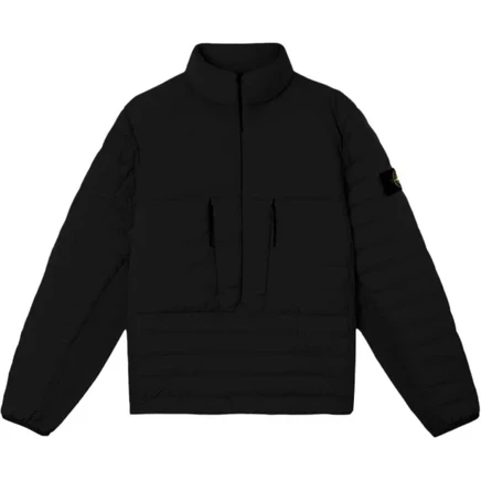 Мужская куртка Stone Island Quilted Logo, черная