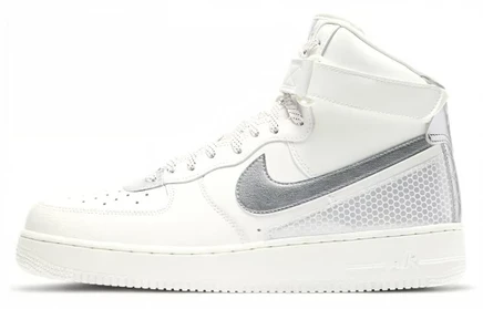 Мужские высокие кроссовки Nike Air Force 1 X 3M, белые