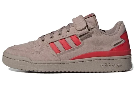 Мужские кеды adidas Originals Forum Low, серо-красные