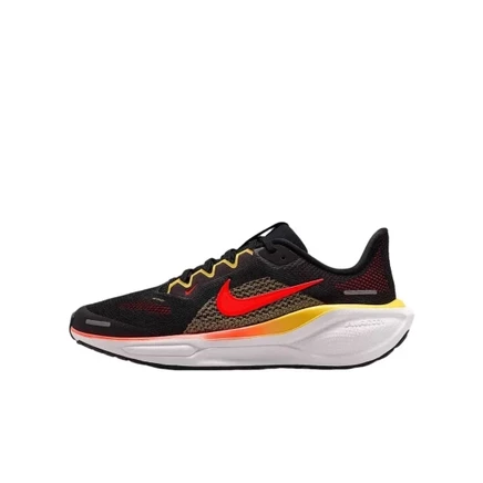 Nike Pegasus 41 Breathable Low top Kids' Running Shoes Kids' black/topaz gold/bright dark red