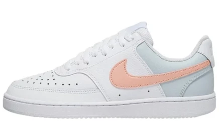 Женские кроссовки Nike Court Vision Low, бело-розовые