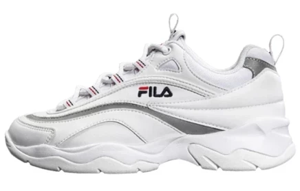 Женские кроссовки Fila Ray VNTG, белые/серебристые