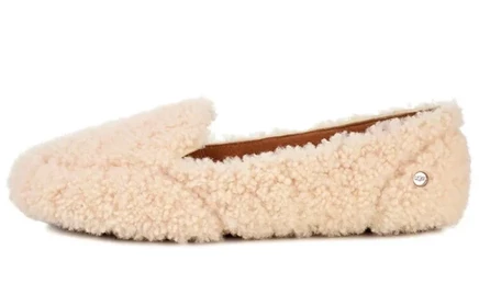 Женские лоферы Ugg Hailey Fluff, натуральные