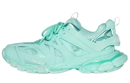 Женские кроссовки Balenciaga Track Recycled, зеленые