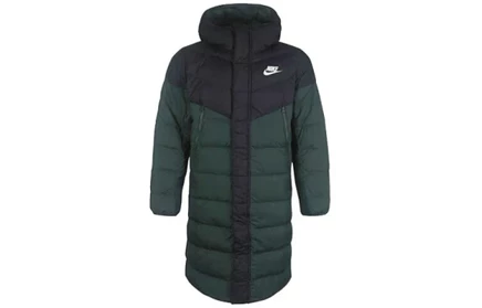 Мужской пуховик Nike, зеленый