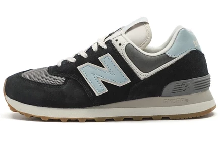 Женские кроссовки New Balance 574v2, черно-синие