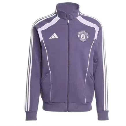 Мужская куртка Adidas Manchester United, фиолетовая