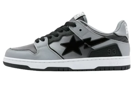 Мужские кеды A Bathing Ape SK8 STA, черно-белые