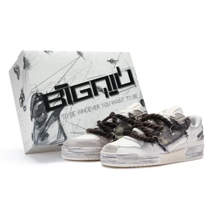 Женские кеды adidas Originals Forum Low, бежево-бело-черные