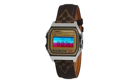 Унисекс часы Casio Retrofit Series, коричневый ремешок