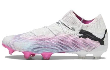Мужские бутсы Puma Future 7 Ultimate, бело-розово-черные