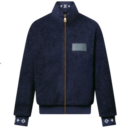 Женская флисовая куртка Louis Vuitton 1AGL, синяя
