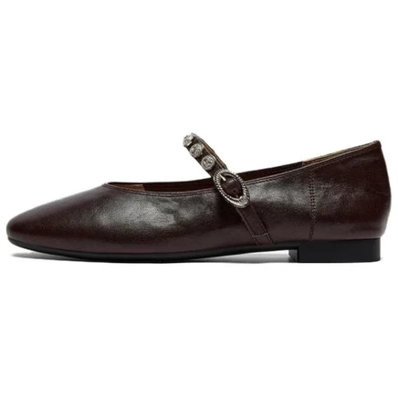 Женские балетки Bata, размер 36, коричневые