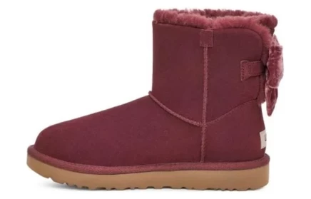 Женские ботинки Ugg Mini Bailey Bow, фиолетовые