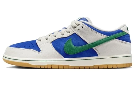 Мужские кеды Nike SB Dunk Low, сине-бежево-зеленые