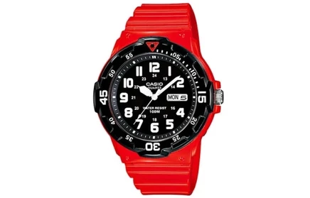 Мужские часы Casio MRW-200HC-4B, черно-красные