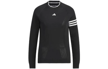 Женский джемпер Adidas с длинным рукавом, черный