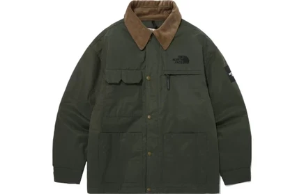 Пуховик унисекс The North Face Nuptse, оливковый