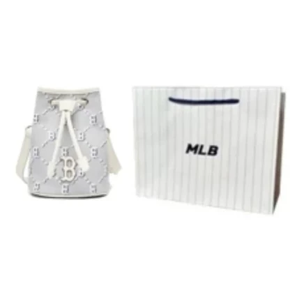 Унисекс мини-сумка MLB Monogram, светло-серая