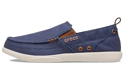 Мужские кеды Crocs Walu Syn Slate, сине-коричневые