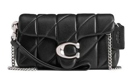 Женская сумка Coach Tabby из кожи наппа, черная