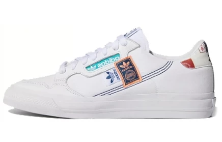 Мужские кеды Adidas Continental Vulc, бело-сине-зеленые