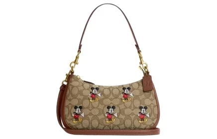 Женская сумка Coach Disney, коричневая