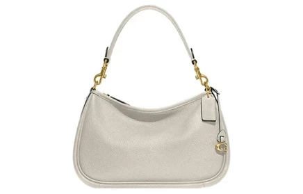 Женская сумка Coach Cary из зернистой кожи, белая
