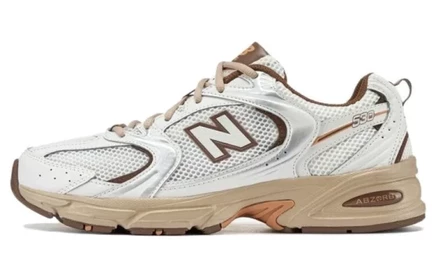 Мужские кроссовки New Balance 530 Niko, бело-коричневые