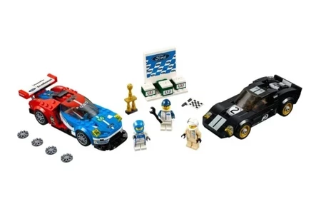 Конструктор LEGO 75881, Ford GT 2016 и GT40 1966