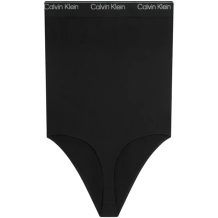 Женское боди Calvin Klein с логотипом, черное