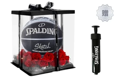 Баскетбольный мяч Spalding Sketch Series, 7, черный