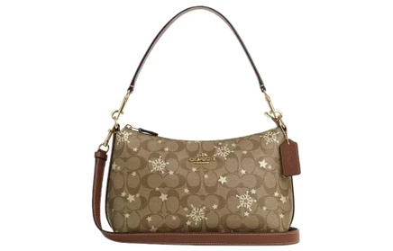Женская сумка Coach Clara, средняя, хаки