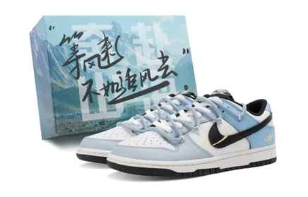 Кроссовки Nike Dunk для скейтбординга, синие