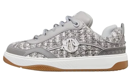 Мужские кроссовки Dior B9S Skater Tweed, серебристые