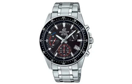 Мужские часы Casio EFV540D-1A, черный циферблат