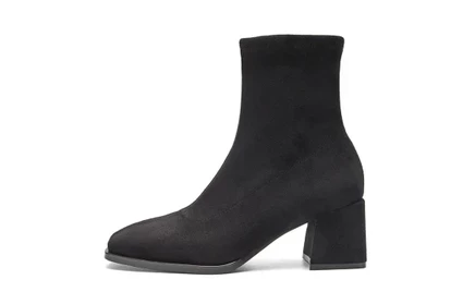Женские ботильоны Nine West из ткани, черные