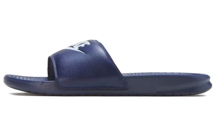 Женские шлёпанцы Nike Benassi JDI, тёмно-синие