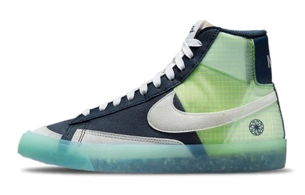 Кеды для девочек Nike Blazer Mid 77 GS, темно-синие