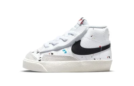 Кеды для малышей Nike Blazer Mid 77, бело-черные