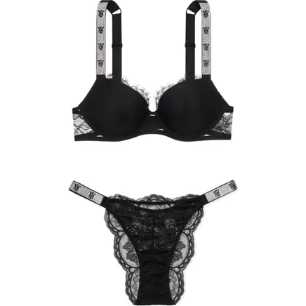 Женский комплект белья Victoria's Secret, черный