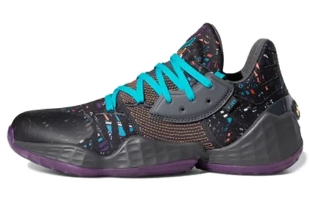 Мужские кроссовки Adidas Harden Vol. 4, черно-янтарные
