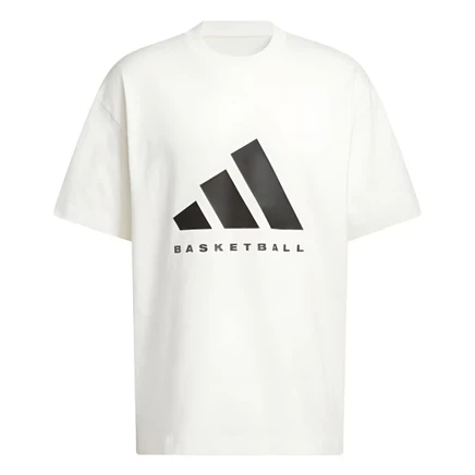 Баскетбольная майка унисекс Adidas, бело-черная