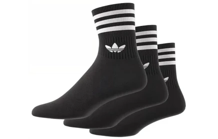 Унисекс носки Adidas Originals, 3 пары, черные