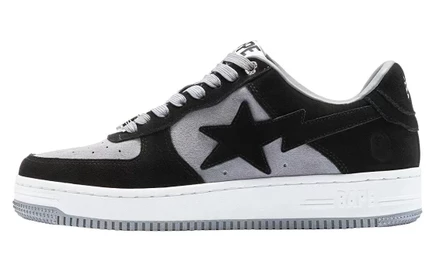 Мужские кеды A Bathing Ape Bape Sta Suede, черные
