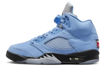 Мужские баскетбольные кроссовки Jordan 5 Retro, голубые