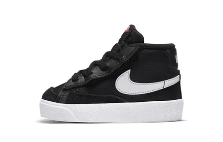 Кеды для малышей Nike Blazer Mid 77, замшевые, черные